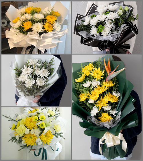 江西九江共青城市泽泉乡白事花束代送